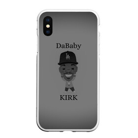 Чехол для iPhone XS Max матовый с принтом DaBaby в Ухте, Силикон | Область печати: задняя сторона чехла, без боковых панелей | kirk | rap | джонатан линдейл кирк | рэп | рэп исполнители