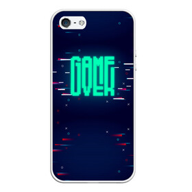 Чехол для iPhone 5/5S матовый с принтом Game Over в Ухте, Силикон | Область печати: задняя сторона чехла, без боковых панелей | Тематика изображения на принте: darknet | ddos | game | hack | hacker | hax | neon | over | watch dogs | атака | взлом | код | кто я | неон | программист | хакер | хакинг