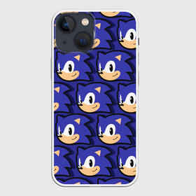 Чехол для iPhone 13 mini с принтом Sonic pattern в Ухте,  |  | sonic | доктор эггман | ёж | ёж шедоу | ехидна наклз | майлз прауэр | соник | тейлз | эми роуз