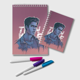 Блокнот с принтом Teen Wolf Scott McCall в Ухте, 100% бумага | 48 листов, плотность листов — 60 г/м2, плотность картонной обложки — 250 г/м2. Листы скреплены удобной пружинной спиралью. Цвет линий — светло-серый
 | Тематика изображения на принте: alpha | beta | derek | derek hale | omega | scott | scott mccall | serial | stiles | stiles stilinski | teen wolf | wolf | бета | волк | волки | волчонок | дерек | дерек хейл | оборотень | оборотни | ольфа | омега | сериал | скотт | скотт макколл | стайлз