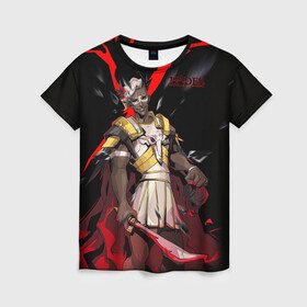 Женская футболка 3D Hades Ares: в Ухте, 100% полиэфир ( синтетическое хлопкоподобное полотно) | прямой крой, круглый вырез горловины, длина до линии бедер | games | hades | арес | загрей | игра по богов | игры | инди | мифология | хедес