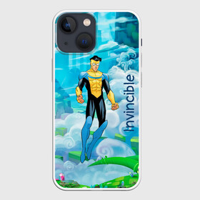 Чехол для iPhone 13 mini с принтом Неуязвимый (Invincible) в Ухте,  |  | damien darkblood | invincible | superman | марк грэйсон | мультсериал | неуязвимый | супергерой