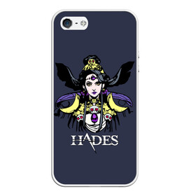 Чехол для iPhone 5/5S матовый Hades: в Ухте, Силикон | Область печати: задняя сторона чехла, без боковых панелей | hades | zagreus | zagrey | богиня ночи | древняя греция | загрей | логотипы игр | мифология | никта | олимп | персонажи игр | хадес | хадис | хейдес | хейдс