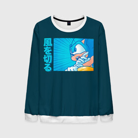 Мужской свитшот 3D с принтом Sonic alert в Ухте, 100% полиэстер с мягким внутренним слоем | круглый вырез горловины, мягкая резинка на манжетах и поясе, свободная посадка по фигуре | sonic | доктор эггман | ёж | ёж шедоу | ехидна наклз | майлз прауэр | соник | тейлз | эми роуз