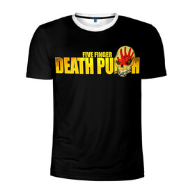 Мужская футболка 3D спортивная с принтом FFDP | Five Finger Death Punch в Ухте, 100% полиэстер с улучшенными характеристиками | приталенный силуэт, круглая горловина, широкие плечи, сужается к линии бедра | Тематика изображения на принте: 5fdp | america | death | ffdp | finger | five | hard | metal | music | punch | rock | skull | states | united | usa | америка | метал | музыка | рок | сша | хард | череп