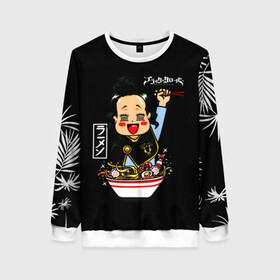 Женский свитшот 3D с принтом Чами Паппитсон Чёрный клевер в Ухте, 100% полиэстер с мягким внутренним слоем | круглый вырез горловины, мягкая резинка на манжетах и поясе, свободная посадка по фигуре | asta | black bulls | black clover | quartet knights | yuno | акума | аниме | аста | блэк кловер | буракку куро:ба | демон | королевство клевера | король магов | лихт | магна | манга | пятилистник | черный бык | чёрный клев