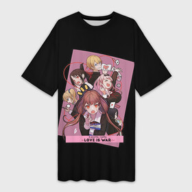 Платье-футболка 3D Kaguya Sama | Госпожа Кагуя: в Ухте,  |  | ahegao | anime | chika | fujiwara | girl | girls | is | kaguya | love | sama | senpai | waifu | war | аниме | ахегао | в | вайфу | войне | госпожа | девушка | кагуя | как | любви | манга | на | семпай | сенпай | тян | тяночка | чика