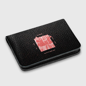 Картхолдер с принтом с принтом Pink blank в Ухте, натуральная матовая кожа | размер 7,3 х 10 см; кардхолдер имеет 4 кармана для карт; | black pink | blackpink | pop | блэк пинк | ким дженни | ким джи су | корейцы | лалиса манобан | музыка | поп | попса | розэ