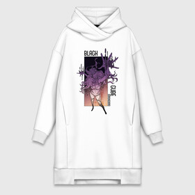 Платье-худи хлопок с принтом Black Cube в Ухте,  |  | anime | caiman | dorohedoro | kaiman | magician killer | manga | nikaido | noi | shin | аниме | дорохедоро | кайман | маги | магия | манга | никадо | нои | шин