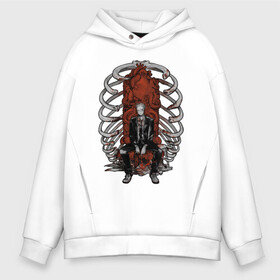 Мужское худи Oversize хлопок с принтом Shin в Ухте, френч-терри — 70% хлопок, 30% полиэстер. Мягкий теплый начес внутри —100% хлопок | боковые карманы, эластичные манжеты и нижняя кромка, капюшон на магнитной кнопке | Тематика изображения на принте: anime | caiman | dorohedoro | kaiman | magician killer | manga | nikaido | noi | shin | аниме | дорохедоро | кайман | маги | магия | манга | никадо | нои | шин