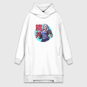 Платье-худи хлопок с принтом Magic User Noi в Ухте,  |  | anime | caiman | dorohedoro | kaiman | magician killer | manga | nikaido | noi | shin | аниме | дорохедоро | кайман | маги | магия | манга | никадо | нои | шин