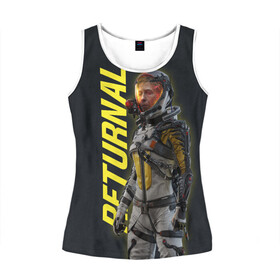 Женская майка 3D РЕТЕРНЫЛ Returnal: в Ухте, 100% полиэстер | круглая горловина, прямой силуэт, длина до линии бедра | alien | astronaut | cosmos | games | horror | monster | nextgen | playstation 5 | ps5 | returnal | shooter | space | unreal engine | астронавт | игры | инопланетянин | космонавт | космос | монстр | некстген | плейстейшен 5 | пс5 | ужасы | шутер