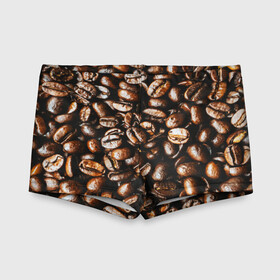 Детские купальные плавки 3D Зерна Кофе: в Ухте, Полиэстер 85%, Спандекс 15% | Слитный крой, подклад по переду изделия, узкие бретели | beans | coffee | арабика | зерна | кофе
