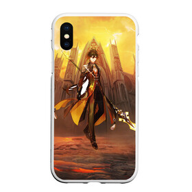 Чехол для iPhone XS Max матовый с принтом GENSHIN INPACT Zhong li в Ухте, Силикон | Область печати: задняя сторона чехла, без боковых панелей | dark edit | genshin | genshin inpact | genshininpact | inpact | person genshin | person genshin inpact | zhong li | персонажи genshin | персонажи genshin inpact | чжун ли