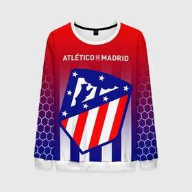 Мужской свитшот 3D с принтом ATLETICO DE MADRID АТЛЕТИКО в Ухте, 100% полиэстер с мягким внутренним слоем | круглый вырез горловины, мягкая резинка на манжетах и поясе, свободная посадка по фигуре | atletico madrid | fifa | football | football club. | sport | uefa | английская премьер лига | атлетико мадрид | лига финал | матч | спорт | уефа | финал | фифа | футбол | футбольный клуб