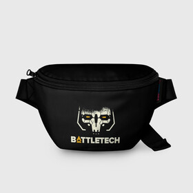 Поясная сумка 3D с принтом BATTLETECH в Ухте, 100% полиэстер | плотная ткань, ремень с регулируемой длиной, внутри несколько карманов для мелочей, основное отделение и карман с обратной стороны сумки застегиваются на молнию | battle tech | battletech | game | games | батл тех | батлтеч | игра | игры | мех | мехи | роботы