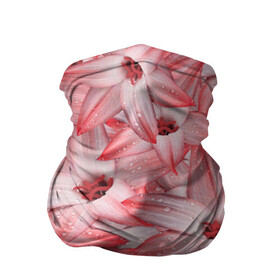 Бандана-труба 3D с принтом Красные Цветы в Ухте, 100% полиэстер, ткань с особыми свойствами — Activecool | плотность 150‒180 г/м2; хорошо тянется, но сохраняет форму | flowers | букет | красные | флора | цветы