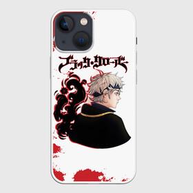 Чехол для iPhone 13 mini с принтом Аста Чёрный клевер красный дым в Ухте,  |  | asta | black bulls | black clover | quartet knights | yuno | акума | аниме | аста | блэк кловер | буракку куро:ба | демон | королевство клевера | король магов | лихт | магна | манга | пятилистник | черный бык | чёрный клев