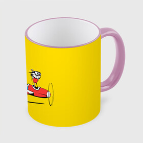 Кружка с принтом Летящие кружки в Ухте, керамика | ёмкость 330 мл | arkade | cup head | cuphead | game | games | аркада | игра | игры | кап хэд | капхед | купа хэд | сгз руфв | сгзруфв | чашкоголовый