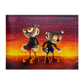 Обложка для студенческого билета с принтом DevilHead в Ухте, натуральная кожа | Размер: 11*8 см; Печать на всей внешней стороне | arkade | cup head | cuphead | game | games | аркада | игра | игры | кап хэд | капхед | купа хэд | сгз руфв | сгзруфв | чашкоголовый