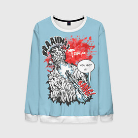 Мужской свитшот 3D Braaaiinss: в Ухте, 100% полиэстер с мягким внутренним слоем | круглый вырез горловины, мягкая резинка на манжетах и поясе, свободная посадка по фигуре | dead island | game | games | zombi | zomby | апокалепсис | апокалипсис | вуфв шыдфтв | дэд исланд | зомби | игра | игры | мертвый остров