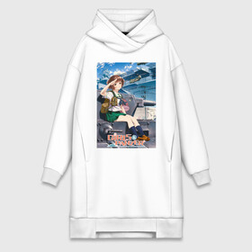 Платье-худи хлопок с принтом Девушки и танки в Ухте,  |  | anime | art | girls | manga | mashine | panzer | tank | аниме | арт | девочки | девушки | манга | машина | панцер | танк