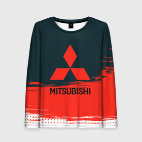 Женский лонгслив 3D с принтом MITSUBISHI МИТСУБИШИ (Z) в Ухте, 100% полиэстер | длинные рукава, круглый вырез горловины, полуприлегающий силуэт | 3000gt | asx | carisma | colt | eclipse | eclipse cross | evolution | galant | gto | l200 | lancer | mitsubishi | montero | motorsport | outlander | pajero | sport | галант | каризма | кольт | лансер | митсубиси | митсубиши | мицубиси | оутлендер | паджер