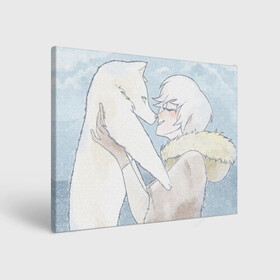 Холст прямоугольный с принтом To Your Eternity в Ухте, 100% ПВХ |  | anime | to your eternity | аниме | манга | сериал