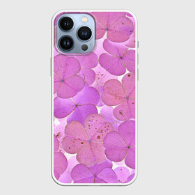 Чехол для iPhone 13 Pro Max с принтом Ковер из КлеВера в Ухте,  |  | зелень | клевер | ковер | природа | растение | розовый | цветок | цветы