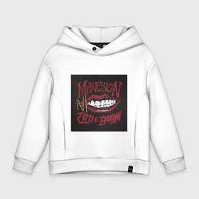 Детское худи Oversize хлопок с принтом Maneskin в Ухте, френч-терри — 70% хлопок, 30% полиэстер. Мягкий теплый начес внутри —100% хлопок | боковые карманы, эластичные манжеты и нижняя кромка, капюшон на магнитной кнопке | eurovision | maneskin | евровидение | манескин | музыка | рок
