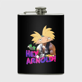 Фляга с принтом Hey Arnold (Predator) в Ухте, металлический корпус | емкость 0,22 л, размер 125 х 94 мм. Виниловая наклейка запечатывается полностью | arnie | arnold | burt | gerald | hey | johanssen | martin | nickelodeon | predator | арни | арнольд | берт | джеральд | джохансен | мартин | мульт | мультфильм | никелодеон | хищник | шварценеггер | эй