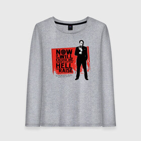 Женский лонгслив хлопок с принтом SPN Hell To Raise в Ухте, 100% хлопок |  | crowley | sn | spn | supernatural | vdzabma | кроули | сверхъестественное | сн | спн