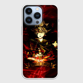 Чехол для iPhone 13 Pro с принтом Чёрный Аста красный дым в Ухте,  |  | asta | black bulls | black clover | quartet knights | yuno | акума | аниме | аста | блэк кловер | буракку куро:ба | демон | королевство клевера | король магов | лихт | магна | манга | пятилистник | черный бык | чёрный клев