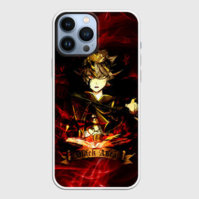 Чехол для iPhone 13 Pro Max с принтом Чёрный Аста красный дым в Ухте,  |  | asta | black bulls | black clover | quartet knights | yuno | акума | аниме | аста | блэк кловер | буракку куро:ба | демон | королевство клевера | король магов | лихт | магна | манга | пятилистник | черный бык | чёрный клев