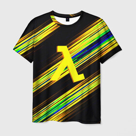 Мужская футболка 3D с принтом Half-Life Gordon в Ухте, 100% полиэфир | прямой крой, круглый вырез горловины, длина до линии бедер | gordon freeman | half life | valve | гордон фримен | халф лайф