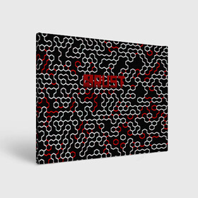 Холст прямоугольный с принтом RUST в Ухте, 100% ПВХ |  | rust | tegunvteg | пустошь | раст | соты