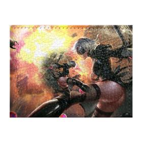 Обложка для студенческого билета с принтом 2B | Nier Automata (Z) в Ухте, натуральная кожа | Размер: 11*8 см; Печать на всей внешней стороне | 2b | automata | bayonetta | drakengard | nier | nier automata | rpg | yorha | yorha 2b | компьютерная игра | ниэр | рпг