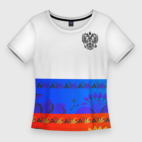 Женская футболка 3D Slim Russia 3: в Ухте,  |  | fashion | game | hip hop | rap | russia | street style | top | игра | мода | огонь | рэп | топ | уличный стиль | хип хоп