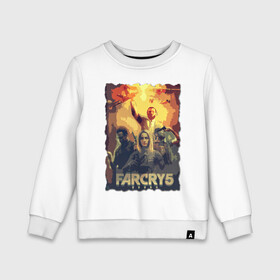 Детский свитшот хлопок с принтом ОТЕЦ Иосиф Сид | Farcry в Ухте, 100% хлопок | круглый вырез горловины, эластичные манжеты, пояс и воротник | farcry | fc 5 | fc5 | фар край