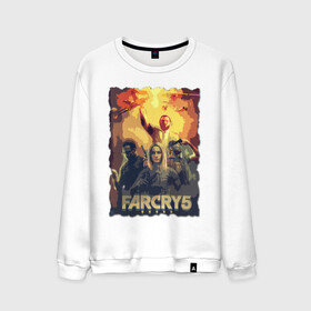 Мужской свитшот хлопок с принтом ОТЕЦ Иосиф Сид | Farcry в Ухте, 100% хлопок |  | farcry | fc 5 | fc5 | фар край