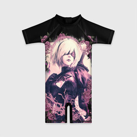 Детский купальный костюм 3D 2B ROSES: в Ухте, Полиэстер 85%, Спандекс 15% | застежка на молнии на спине | 2a | 2б | ahegao | anime | automata | b2 | cyber | emil | girl | girls | glitch | hikka | neon | nier | roses | senpai | waifu | yorha | а2 | аниме | ахегао | вайфу | глитч | глич | девушка | кибер | манга | неон | розы | семпай | сенпай | т