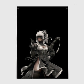 Постер Nier Automata: в Ухте, 100% бумага
 | бумага, плотность 150 мг. Матовая, но за счет высокого коэффициента гладкости имеет небольшой блеск и дает на свету блики, но в отличии от глянцевой бумаги не покрыта лаком | automata | game | nier | robots | yorha | андроид | аниме | воин | девушка | игра | нир | робот | самурай | экшн