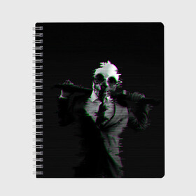 Тетрадь с принтом Wolf в Ухте, 100% бумага | 48 листов, плотность листов — 60 г/м2, плотность картонной обложки — 250 г/м2. Листы скреплены сбоку удобной пружинной спиралью. Уголки страниц и обложки скругленные. Цвет линий — светло-серый
 | game | games | pay day | payday | бандиты | грабители | зфн вфн | игра | игры | пэй дэй
