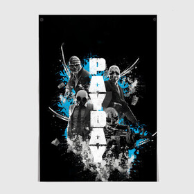 Постер с принтом Pay Day Brothers в Ухте, 100% бумага
 | бумага, плотность 150 мг. Матовая, но за счет высокого коэффициента гладкости имеет небольшой блеск и дает на свету блики, но в отличии от глянцевой бумаги не покрыта лаком | game | games | pay day | payday | бандиты | грабители | зфн вфн | игра | игры | пэй дэй