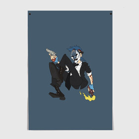 Постер с принтом Clover в Ухте, 100% бумага
 | бумага, плотность 150 мг. Матовая, но за счет высокого коэффициента гладкости имеет небольшой блеск и дает на свету блики, но в отличии от глянцевой бумаги не покрыта лаком | game | games | pay day | payday | бандиты | грабители | зфн вфн | игра | игры | пэй дэй