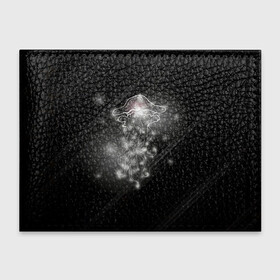 Обложка для студенческого билета Медуза на черном: в Ухте, натуральная кожа | Размер: 11*8 см; Печать на всей внешней стороне | jellyfish | medusa | жители | медуза | медузы | морские | океан