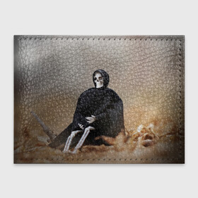 Обложка для студенческого билета с принтом Сидячий Скелет в Ухте, натуральная кожа | Размер: 11*8 см; Печать на всей внешней стороне | bones | игрушка | кукла | разное | скелет | череп