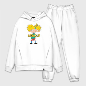 Мужской костюм хлопок OVERSIZE с принтом Hey Arnold в Ухте,  |  | arnold | hey | hey arnold | арнольд | эй арнольд
