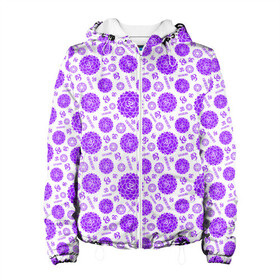 Женская куртка 3D с принтом Сахасрара в Ухте, ткань верха — 100% полиэстер, подклад — флис | прямой крой, подол и капюшон оформлены резинкой с фиксаторами, два кармана без застежек по бокам, один большой потайной карман на груди. Карман на груди застегивается на липучку | аум | будда | буддист | веган | герметизм | индиго | инь янь | йога | каббала | лотос | магия | мантра | медитация | мистик | нирвана | ом | посвящённый | просветление | санскрит | суфизм | тайна