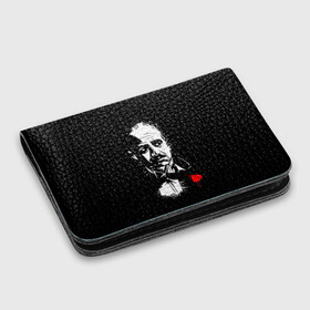 Картхолдер с принтом с принтом The Godfather / Крестный отец в Ухте, натуральная матовая кожа | размер 7,3 х 10 см; кардхолдер имеет 4 кармана для карт; | corleone | gotfather | the godfather | vito andolini corleone | дон вито корлеоне | карлеоне | крестный отец | мафия | старые фильмы | татталья